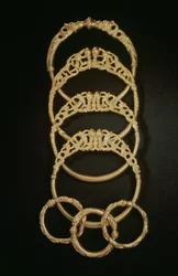 Bracelets en or du trésor d